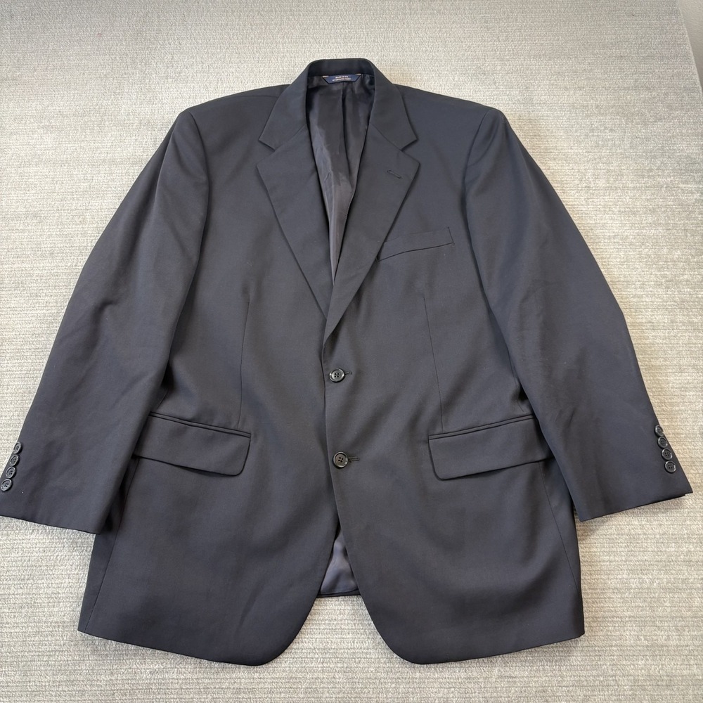 Brooks Brothers Blazer Mens 43R Navy Blue Wool 1818 Madison Academic Made in USA